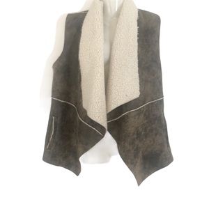 OW006 JACK Faux Sherpa Lined Vest M